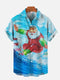 Men's Christmas Funny Graphic Short Sleeve Hawaiian Shirt